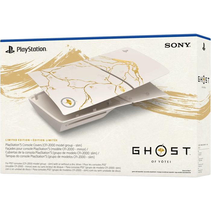 facade ps5 slim ghost of yotei visuel produit