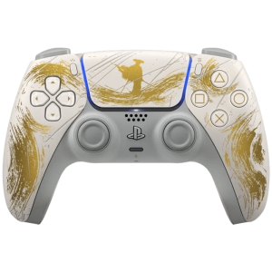 Manette PS5 Dualsense Ghost of Yotei Or produit def 2
