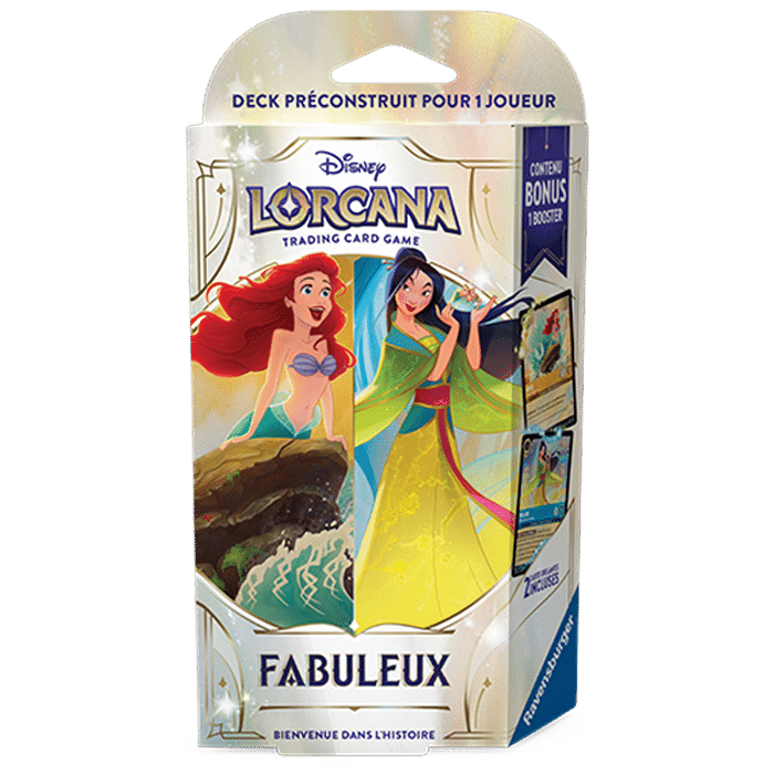 starter disney lorcana fabuleux ariel mulan visuel produit
