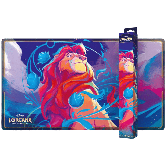 tapis disney lorcana fabuleux mufasa visuel produit