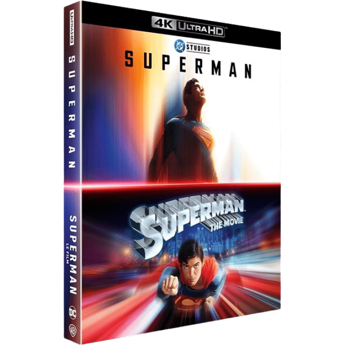 coffret 4k superman 1978 superman 2025 visuel produit
