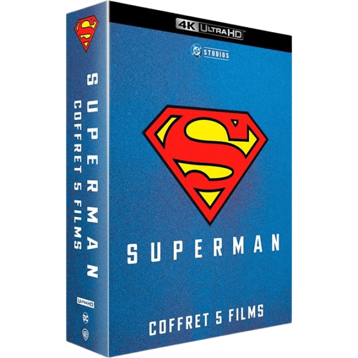 coffret 5 films superman blu ray 4k visuel produit