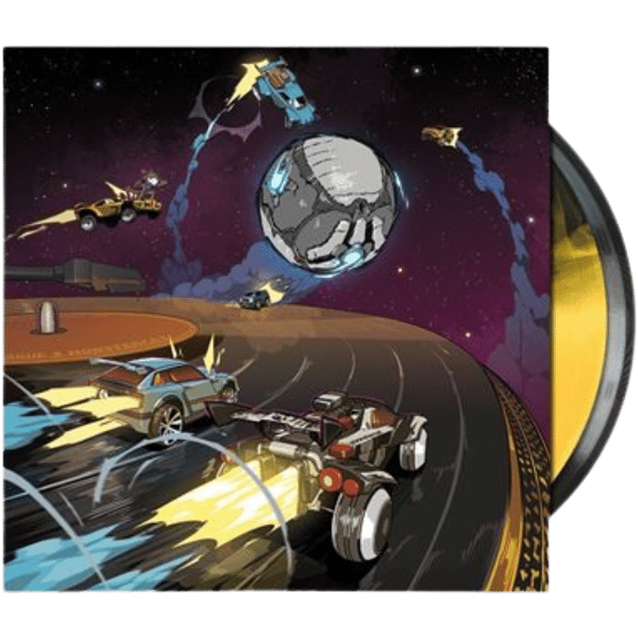 vinyle rocket league x monstercat 10 year anniversary visuel produit