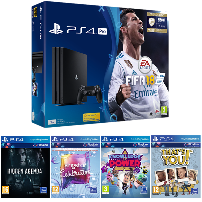 ps4 pro fifa 18 4 jeux