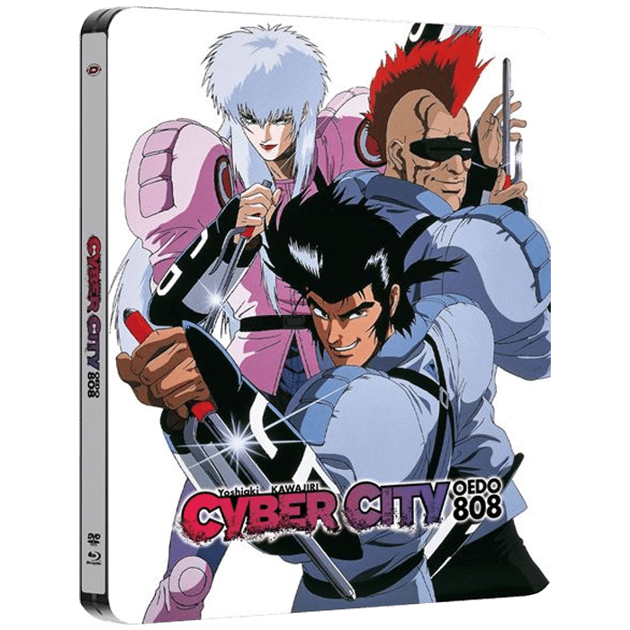 cyber city oedo 808 steelbook blu ray visuel produit