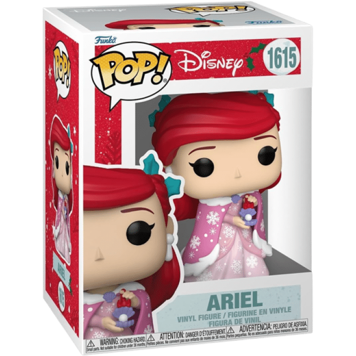 funko pop disney princess holiday ariel visuel produit
