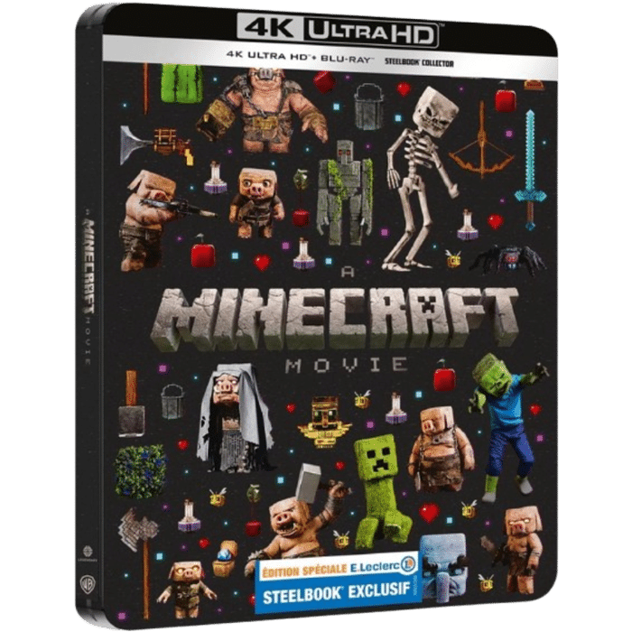 Minecraft Le Film 4K Steelbook E.Leclerc definitif produit