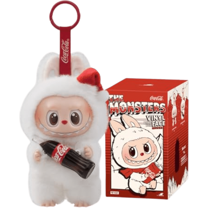 pop mart the monsters coca cola plush pendant visuel produit