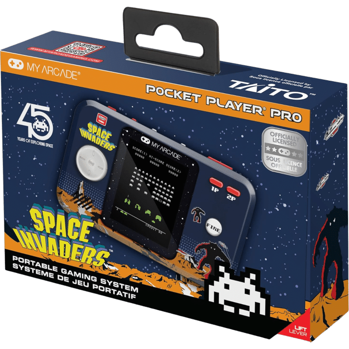 console portable space invaders pocket player pro visuel produit