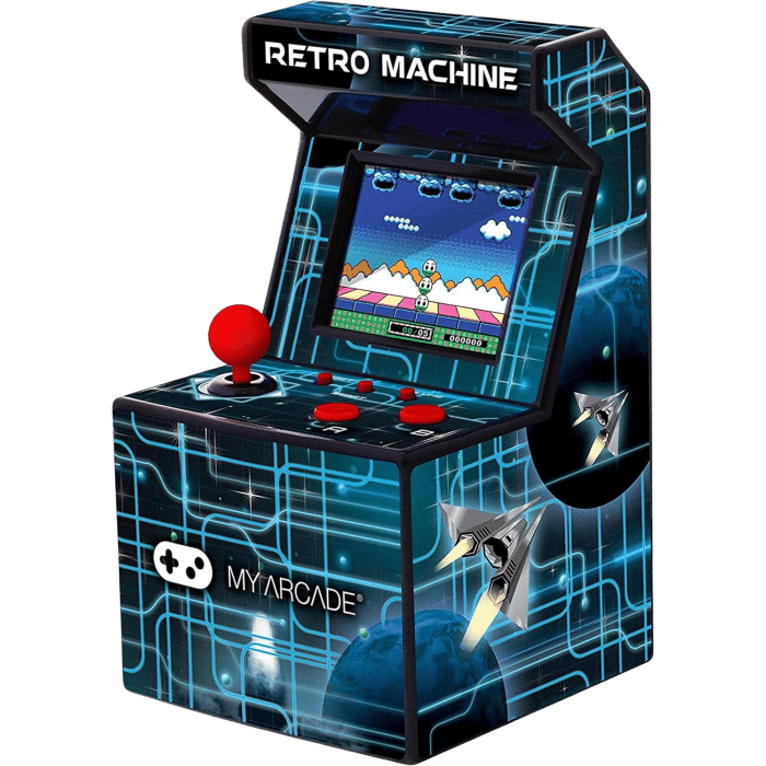 my arcade retro machine sur mini borne visuel produit