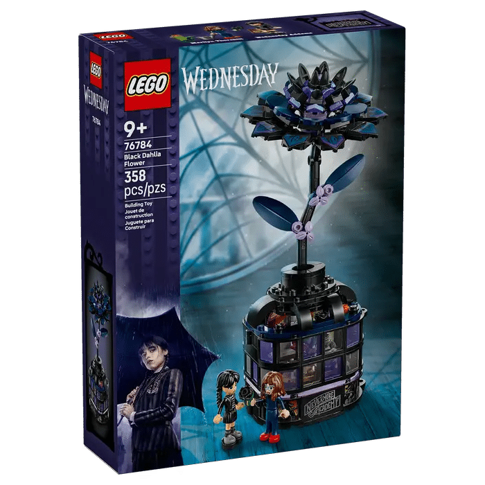 visuel produit lego mercredi le dahlia noir 76784