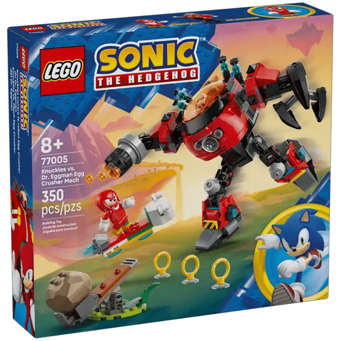 lego sonic knuckles contre legg crusher 77005 visuel produit