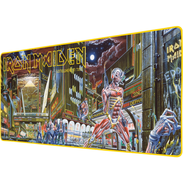 tapis de souris iron maiden somewhere in time visuel produit