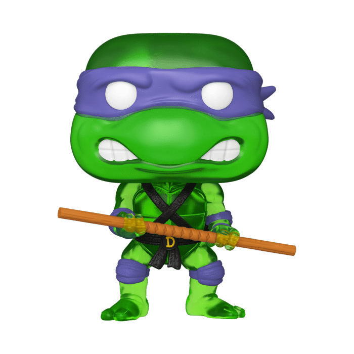 funko pop tmnt donatello vert translucide visuel produit