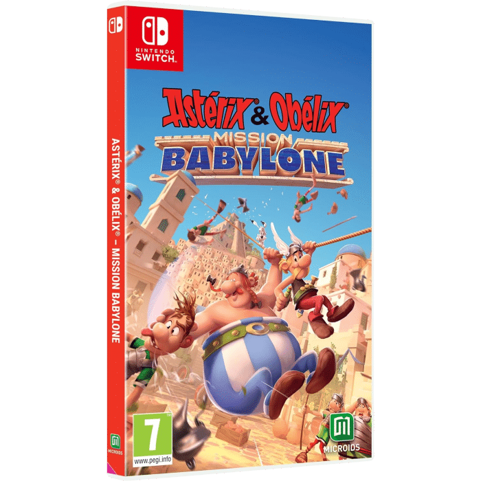 asterix and obelix mission babylone sur switch visuel produit