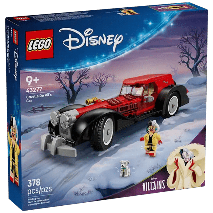 visuel produit lego 43277 la voiture de cruella d’enfer