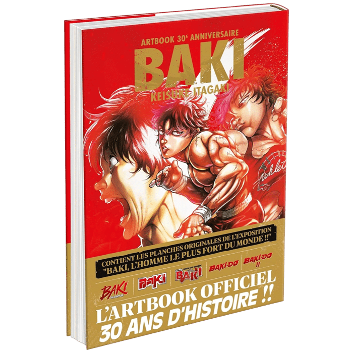 artbook baki 30e anniversaire visuel produit