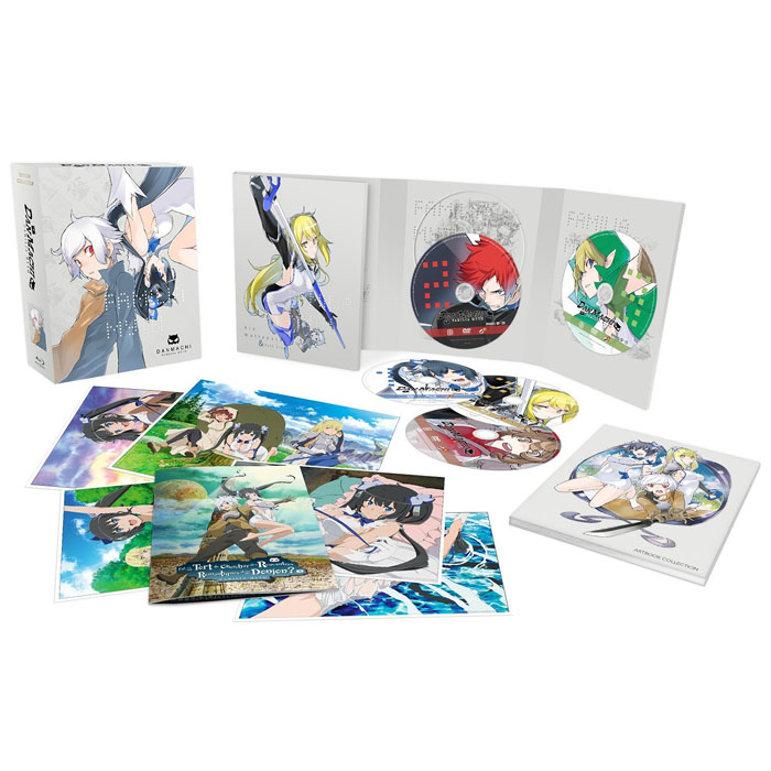DanMachi Familia Myth Intégrale édition collector limitée Blu-Ray DVD