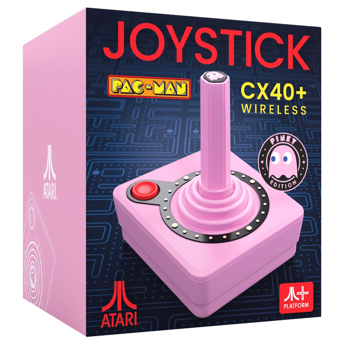 Joystick sans fil Pac Man CX 40 Rose produit def