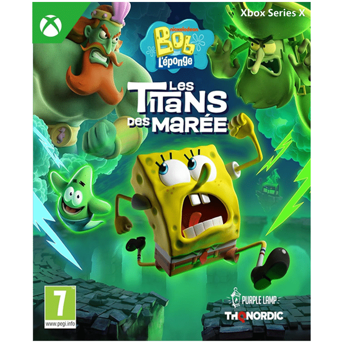 bob leponge les titans des marees sur xbox series visuel produit