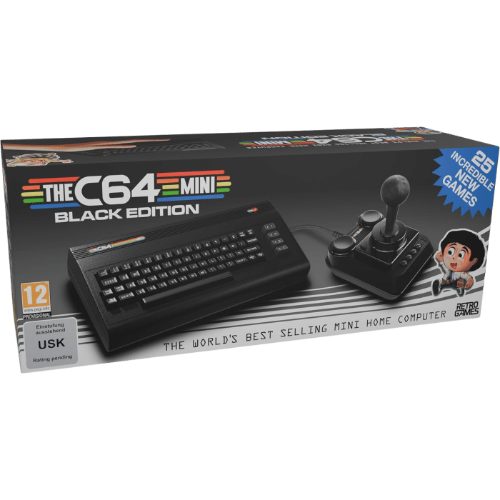 the c64 mini black edition visuel produit
