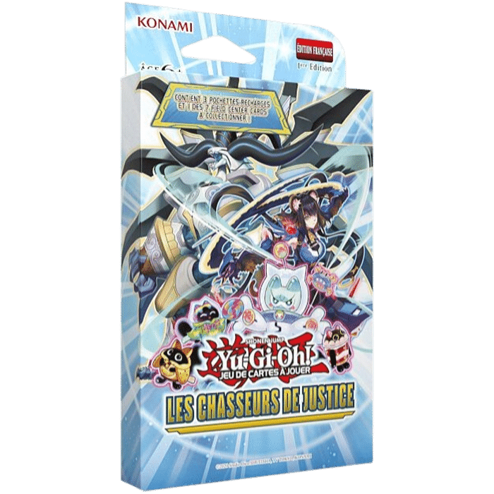 tripack yu gi oh les chasseurs de justice visuel produit