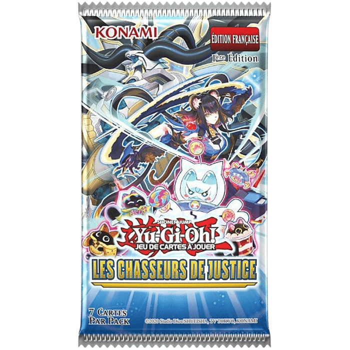 booster yu gi oh les chasseurs de justice visuel produit