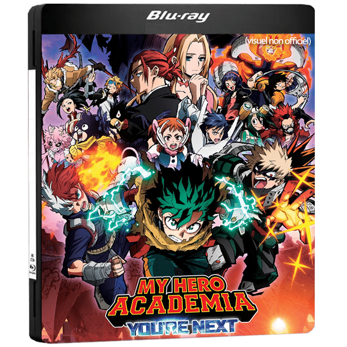my hero academia youre next blu ray steelbook visuel produit