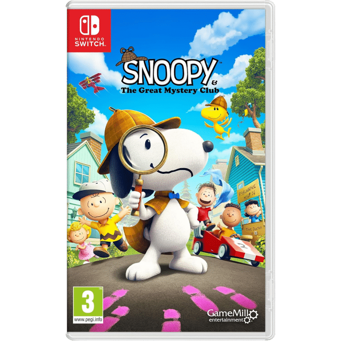 snoopy the great mystery club sur switch visuel produit