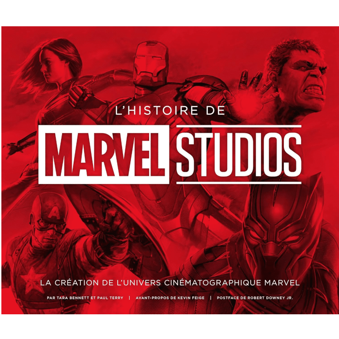 livre l'histoire de marvel studios visuel produit