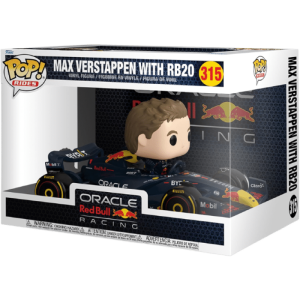 funko pop f1 max verstappen avec rb20 visuel produit