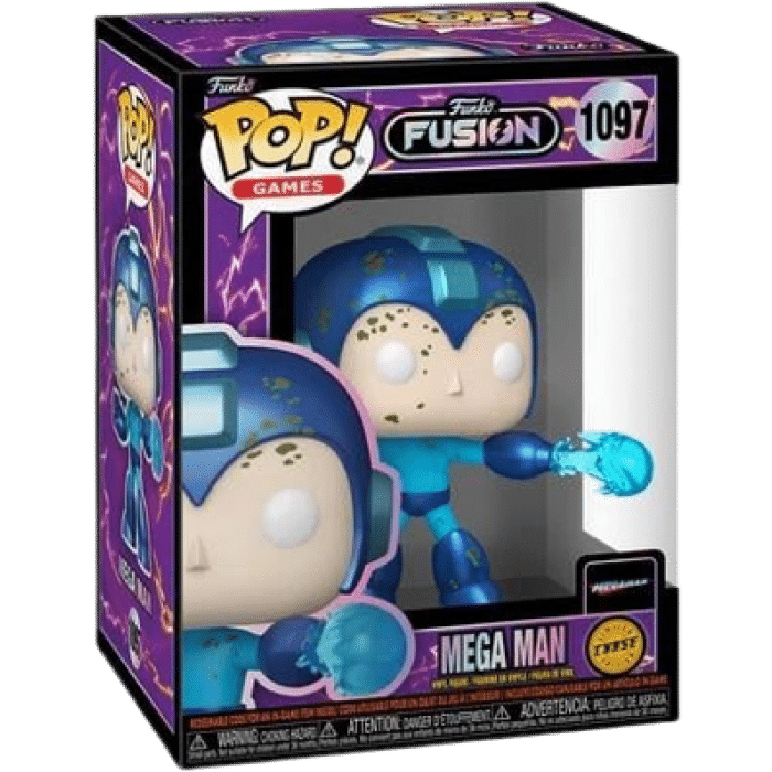 funko pop funko fusion mega man chase visuel produit