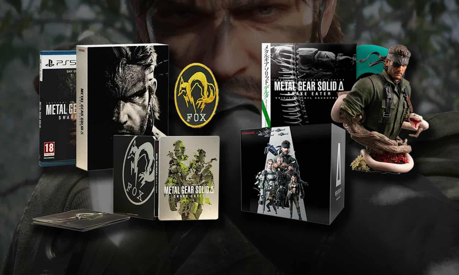SLIDER SLIDER meilleur prix metal solid 3 remake delta snake eater edition collector et deluxe