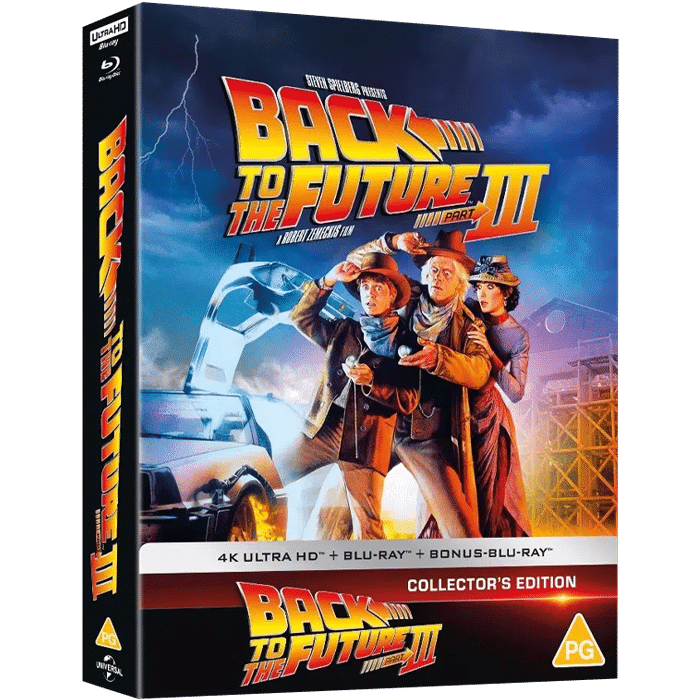 Retour vers le Futur 3 Collector Steelbook Blu Ray 4K produit def