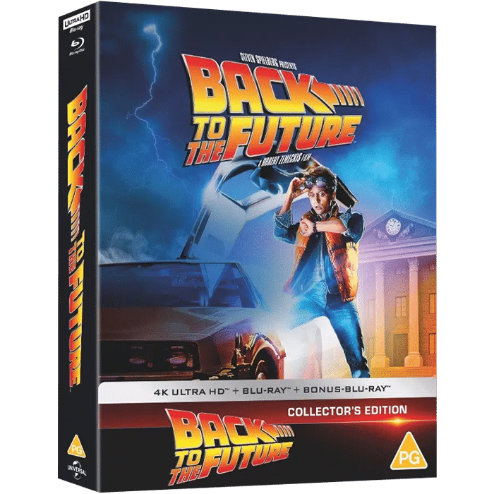 Retour vers le Futur Collector Steelbook Blu Ray 4K produit def