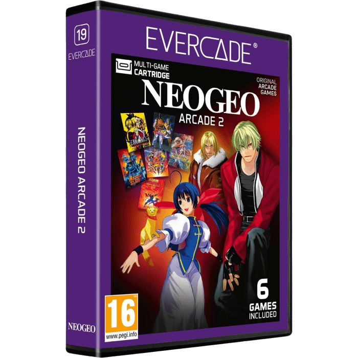 neogeo arcade 2 sur evercade visuel produit