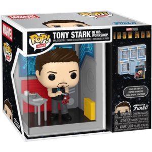 funko pop marvel tony stark garage visuel produit