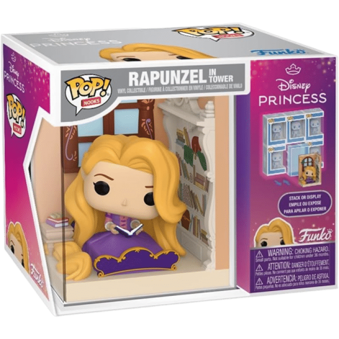 funko pop raiponce dans sa tour visuel produit