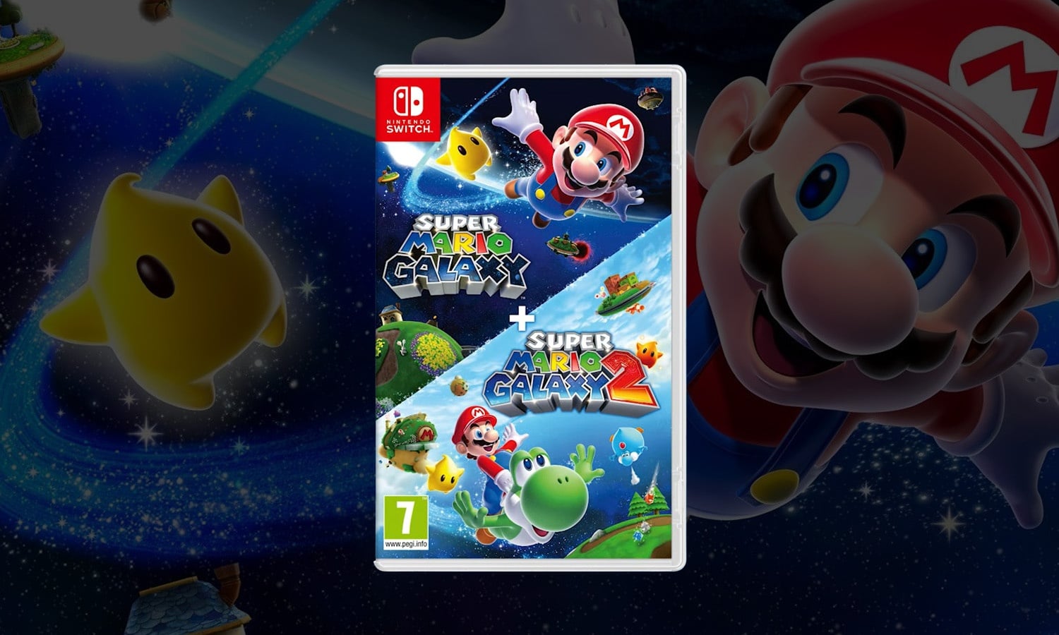 super mario galaxy 1 et 2 sur switch visuel slider