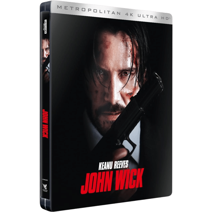 john wick 4k steelbook 10eme anniversaire visuel produit