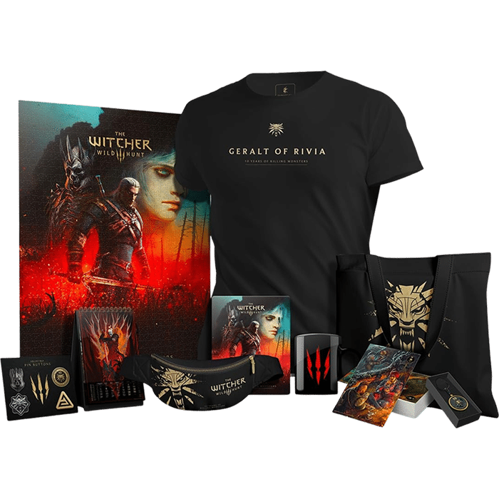 the witcher 3 wild hunt anniversary monster slayer kit visuel produit