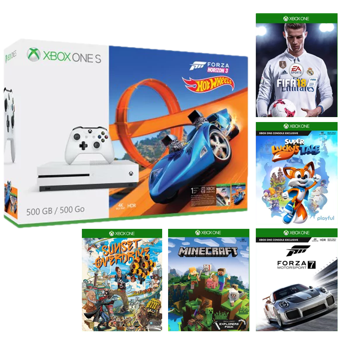 pack xbox one s 6 jeux
