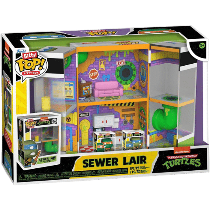funko bitty pop tortues ninja les egouts visuel produit