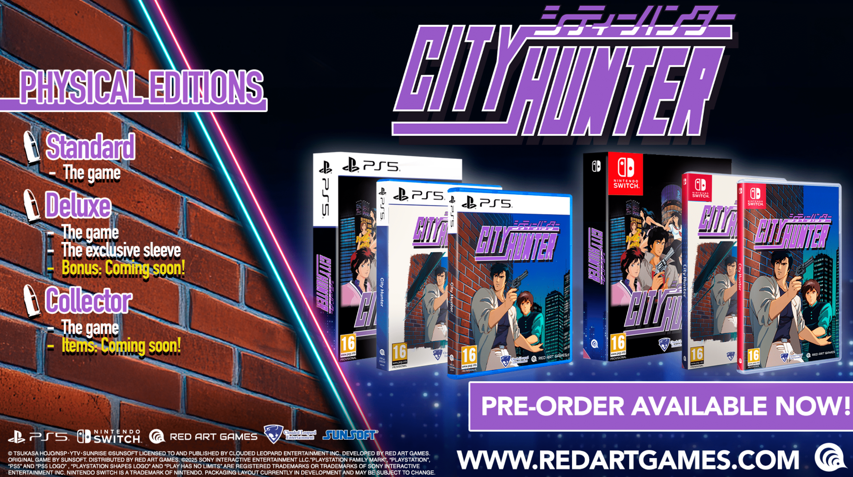jeux vidéo city hunter 1 screen