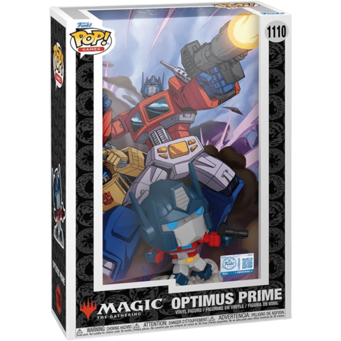 funko pop comic optimus prime transformers x magic visuel produit