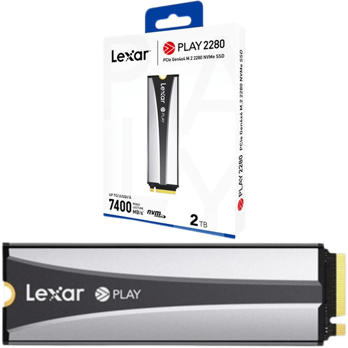 ssd interne 2 to lexar play 2280 ps5 visuel produit