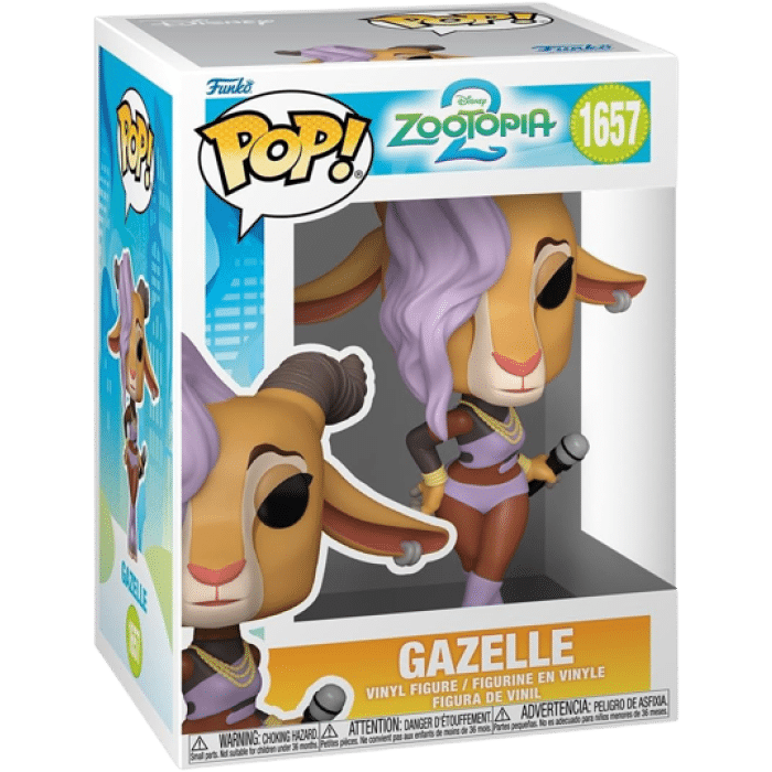funko pop zootopia 2 gazelle visuel produit