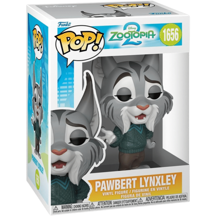 funko pop zootopia 2 pawbert lynxley visuel produit