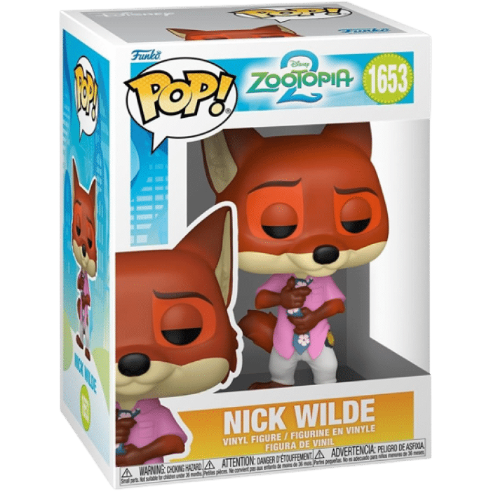 funko pop zootopia 2 nick wilde visuel produit