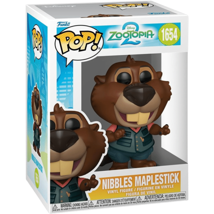 funko pop zootopia 2 nibbles maplestick visuel produit